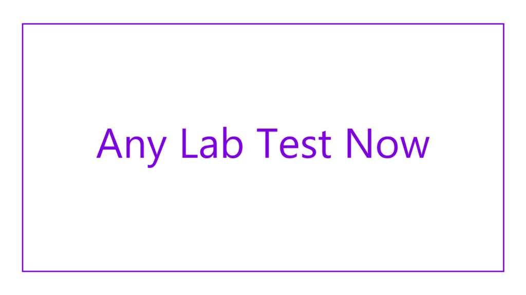 any-lab-test-now