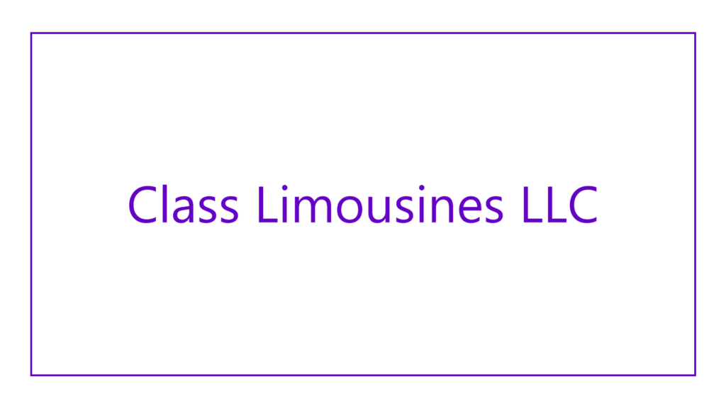 class-limousines-llc