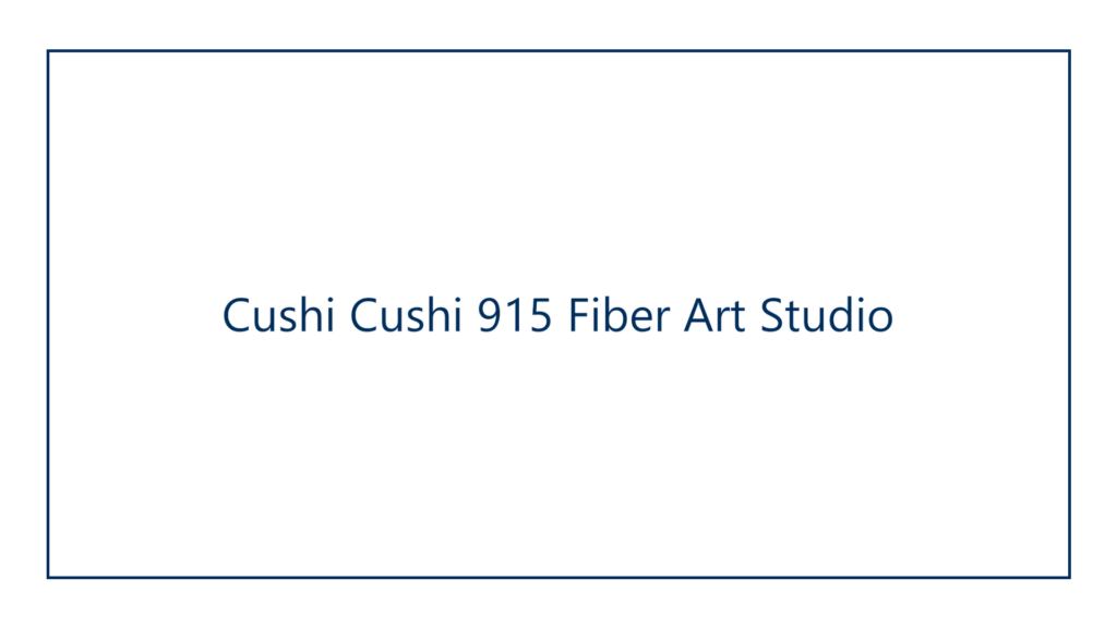 cushi-cushi-915-fiber-art-studio-logo
