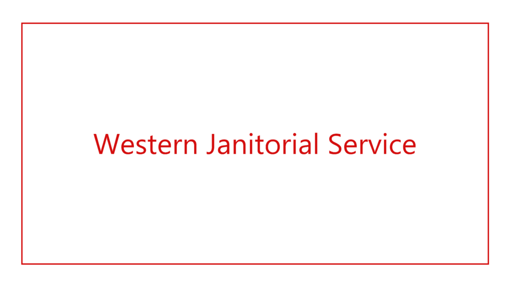 western-janitorial-service