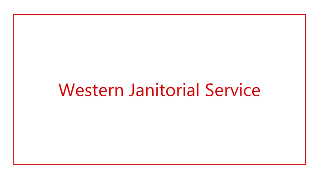 western-janitorial-service-logo