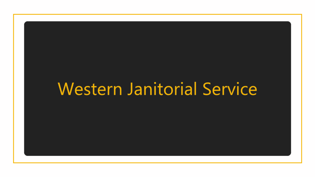 western-janitorial-service
